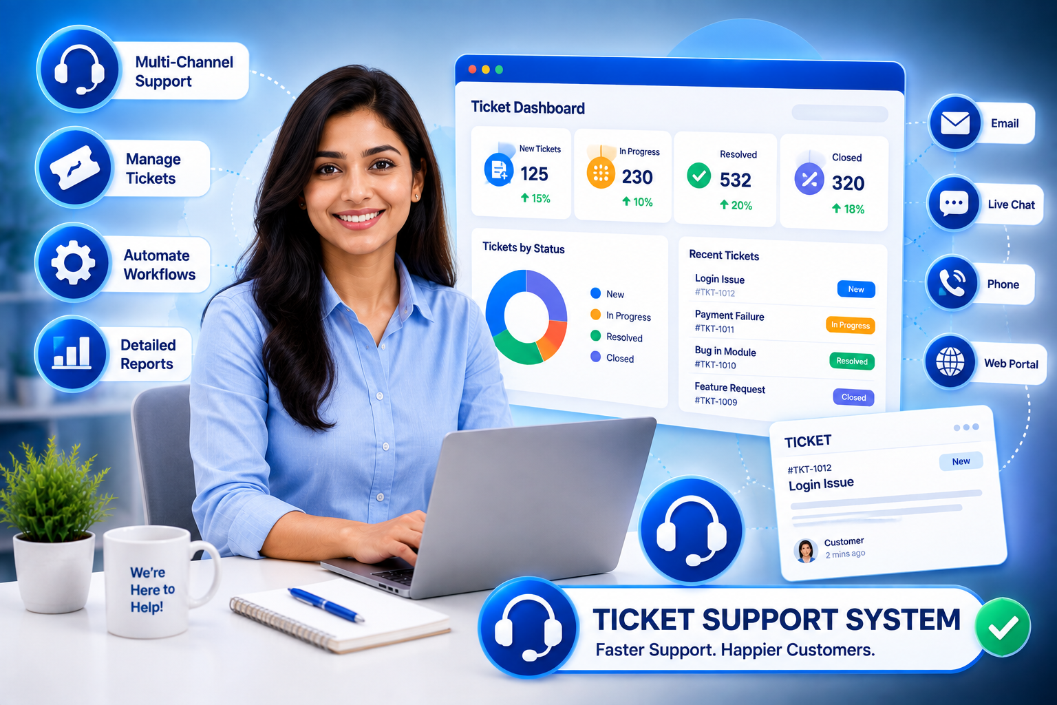 Ticket support system